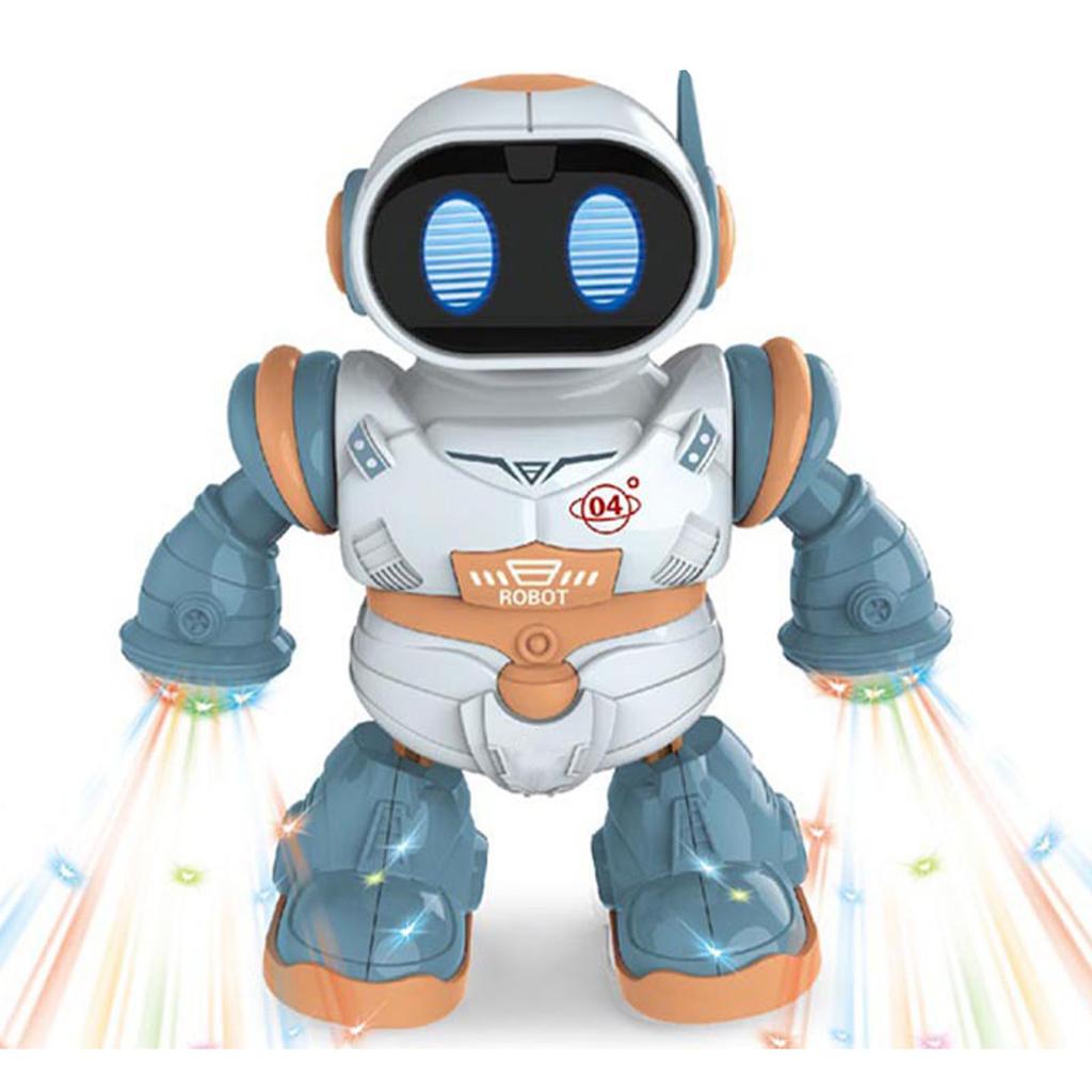 Robot Toy Walking Dancing Singing Lighting Early Education Smart Robot Toy for Kids for Home Travel