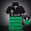 Новая мужская футболка с коротким рукавом Rl Racing, смесь хлопка, удобная, классический дизайн