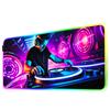 Коврик для мыши DJ RGB Игровой коврик для мыши Большой светодиодный коврик Настольный коврик для ПК Светящийся коврик для мыши Большие коврики для клавиатуры Настольный ковер с подсветкой