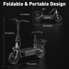 iScooter Electric Scooter F2 Adult Shopping Scooter 500W 30km/h Max Load 120KG 10 Inch Folding Light Weight with Seat and Basket