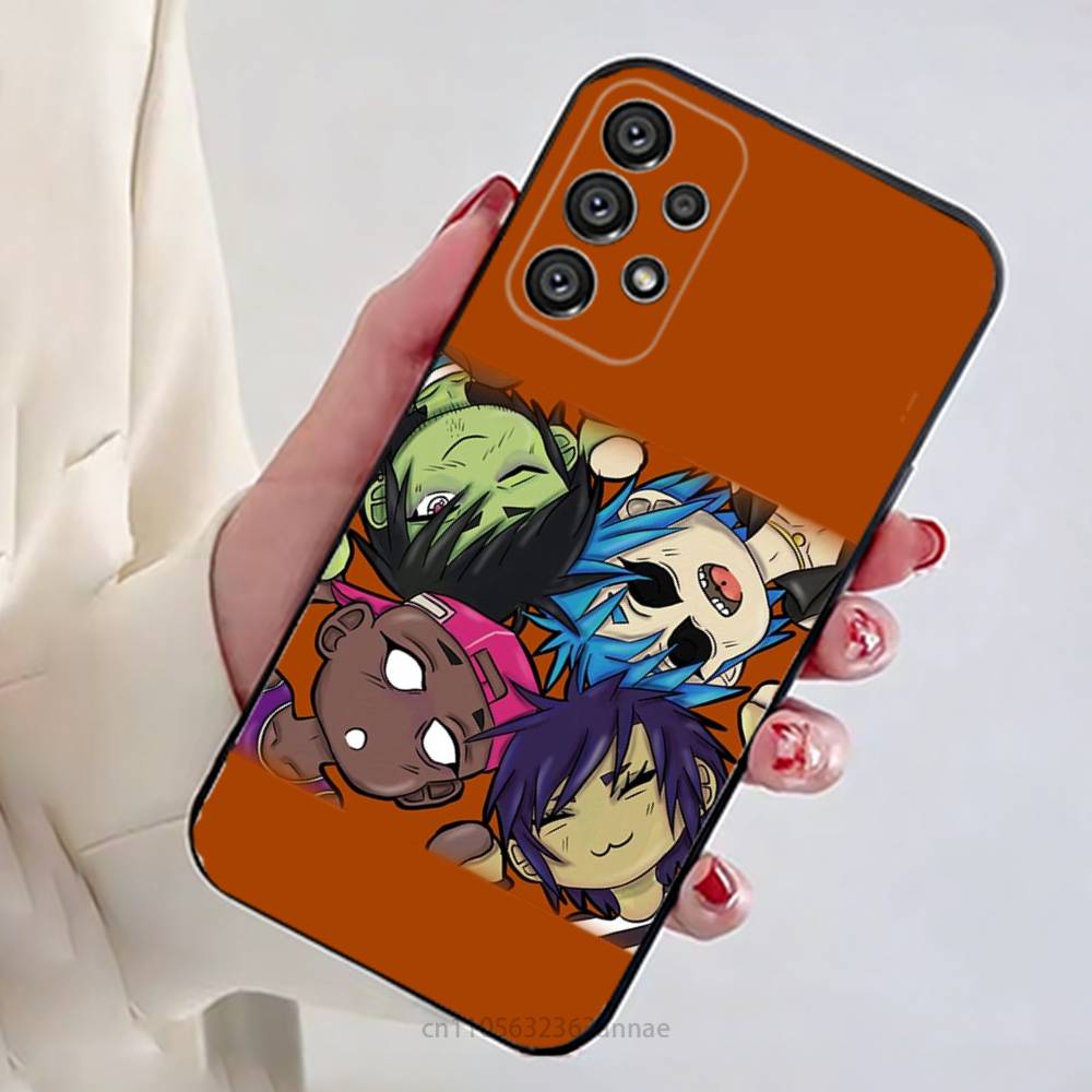 Чехол для телефона с изображением мультяшной рок-группы G-Gorillaz для Samsung Galaxy A54,34,24,73,53,52,52S,04S,04E,A72