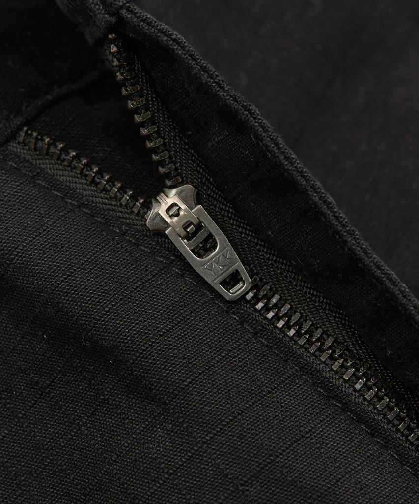 TOFFEE Ripstop Cotton Bermuda Pants (Black)