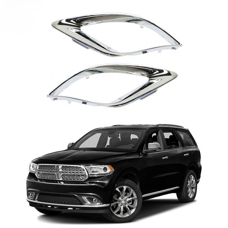 Car Front Bumper Fog Light Cover Grill Trim For Dodge Durango 2014 2015 2016 2017 2018 2019 2020 Exterior Accessories 05113744AB