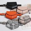 Korean Version of Mini Pockets Ladies PU Leather Waist Belt Bag Women Mini Disco Waist Pack