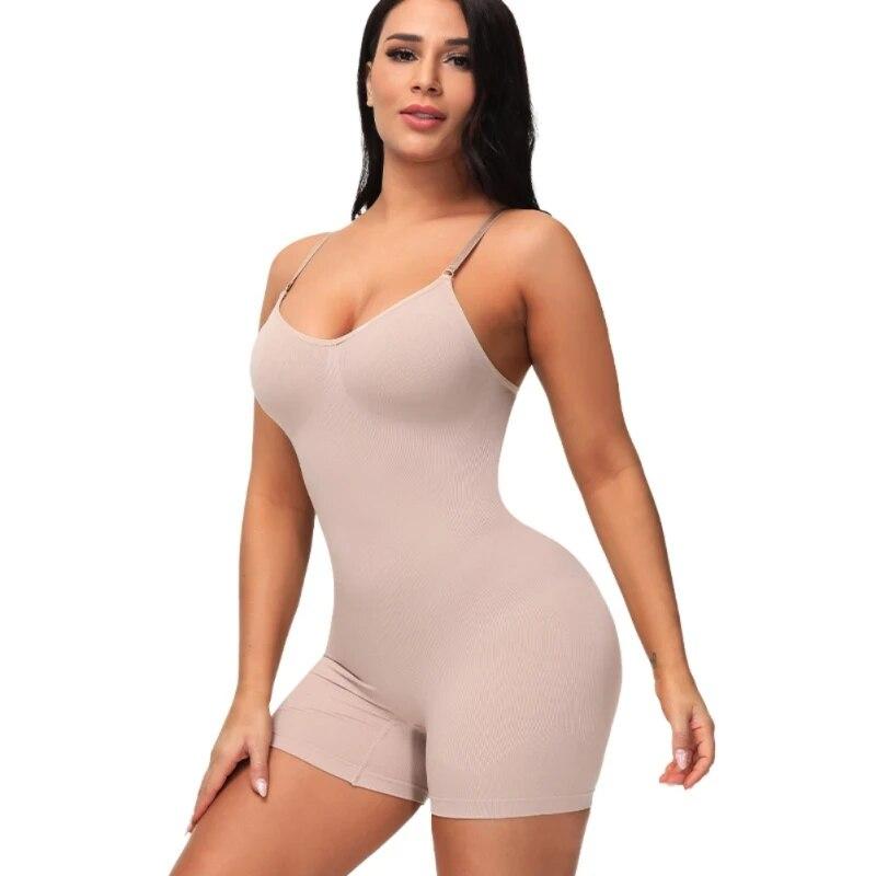Body Shaper, бесшовное женское боди для похудения, тренажер для талии, корректирующее белье, подтягивающее грудь, увеличивающее грудь, полное скольжение, с ремешками на спине