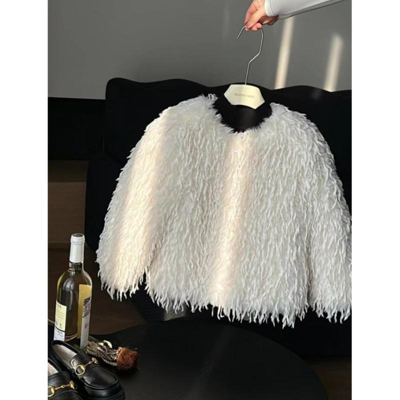 Девочки Осень и Зима Темперамент Теплая Куртка Корейский Стиль Однотонный Мягкий Топ