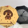 1pc Dachshund Love Umbrella with Plastic Handle,Suitable for All Seasons Home Travel Outdoor UmbrellaDD327
