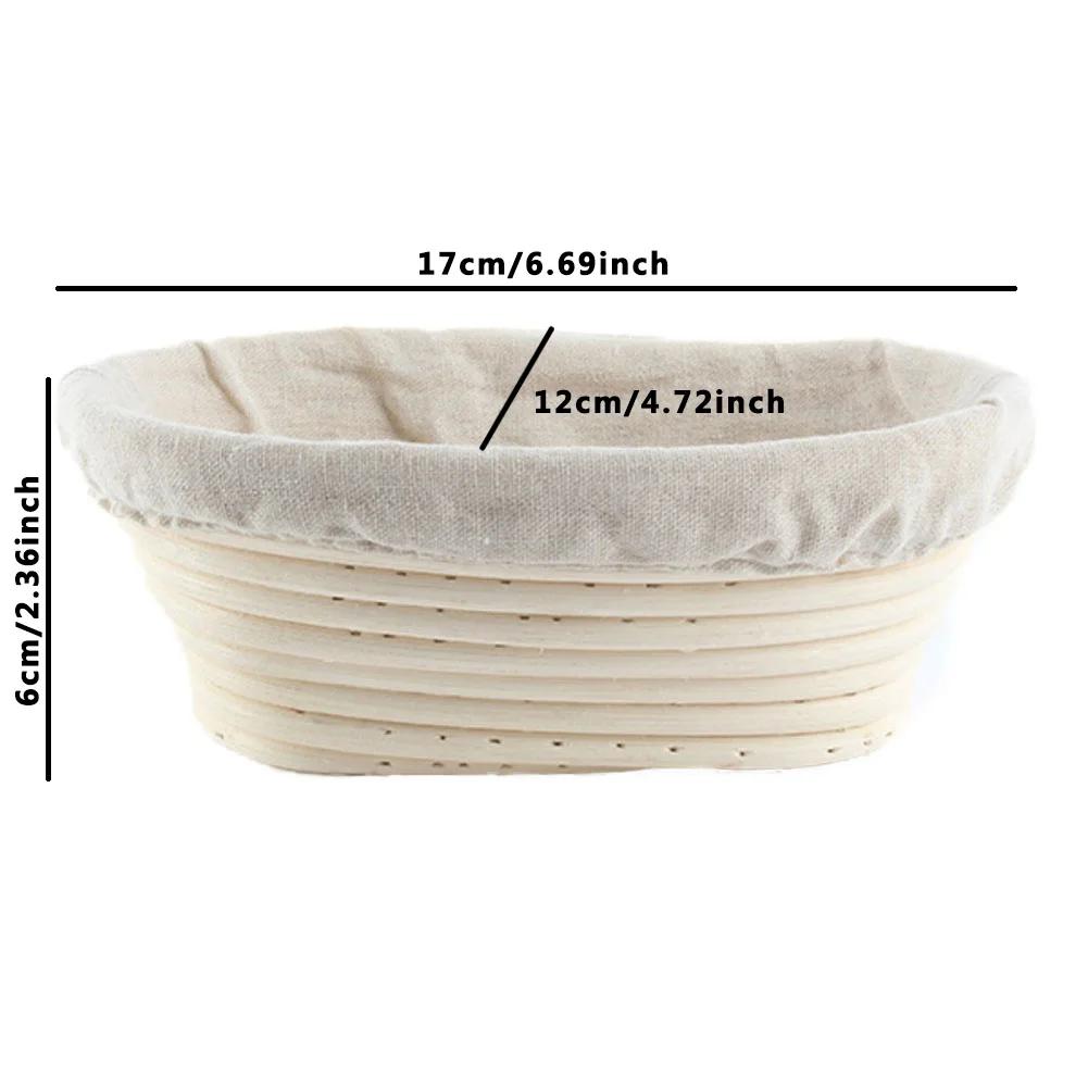 Овальная корзина для расстойки теста Banneton Brotform Dougn Плетеная из ротанга Корзины для расстойки хлеба Плетеная из ротанга Корзина для ферментации закваски