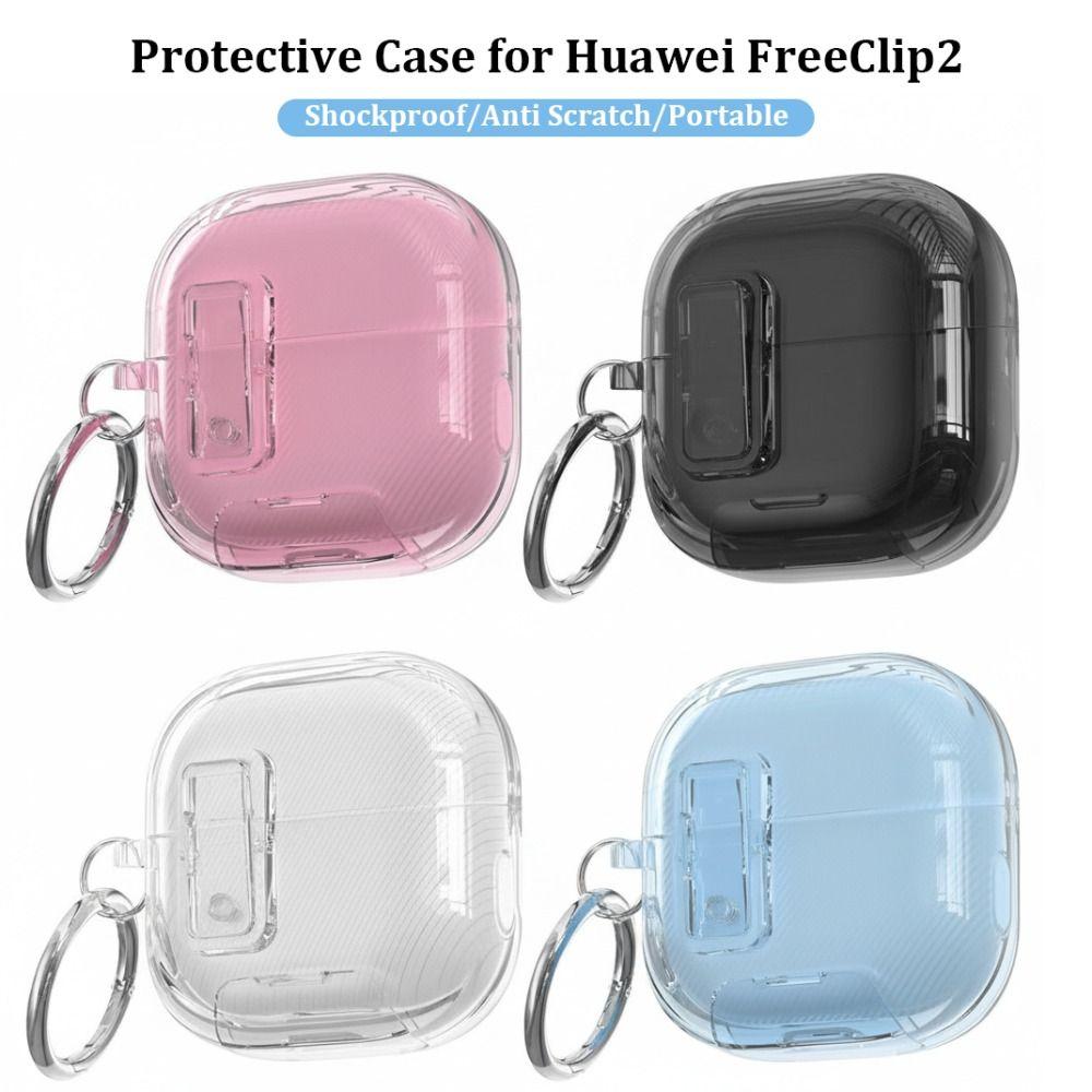 with Phone Stand Protective Case Shockproof Earbuds Cover for Huawei  FreeClip2 Travel Use