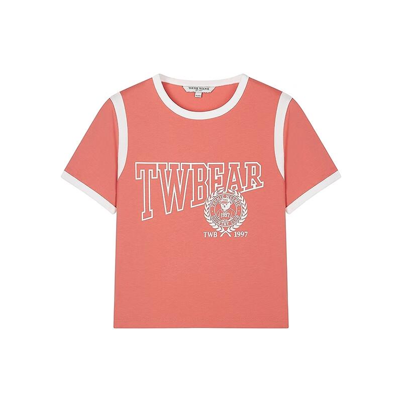 Teenie Weenie Women's Vibrant Colorblock Short Sleeve T-Shirt