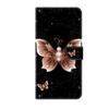 Magnetic Leather Funda For iPhone 12 Pro Max 11 X 10 XS XR 6 6S 7 8 Plus Butterfly Flower Painted Card Slots Flip Phone Cover