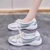 Маленькие белые туфли женские осенние новые модные туфли на толстой подошве повседневные увеличивающие рост уличные спортивные туфли