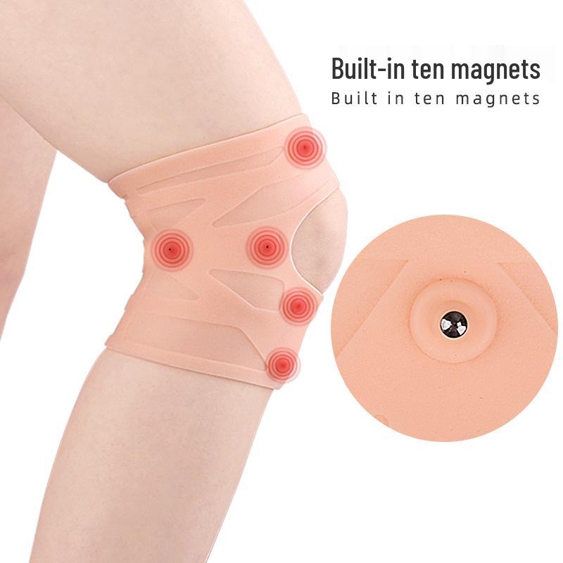 SEBS Magnetic Knee Pad for Outdoor Running, Cycling, Sports Compression with Double Elastic Strips