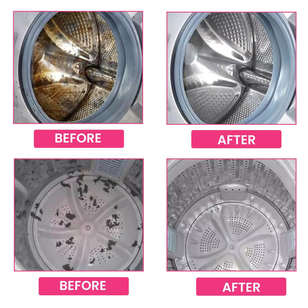 Таблетки для чистки стиральных машин Эффективное средство для удаления накипи из резервуара для воды Очиститель для стиральных машин Шипучие таблетки