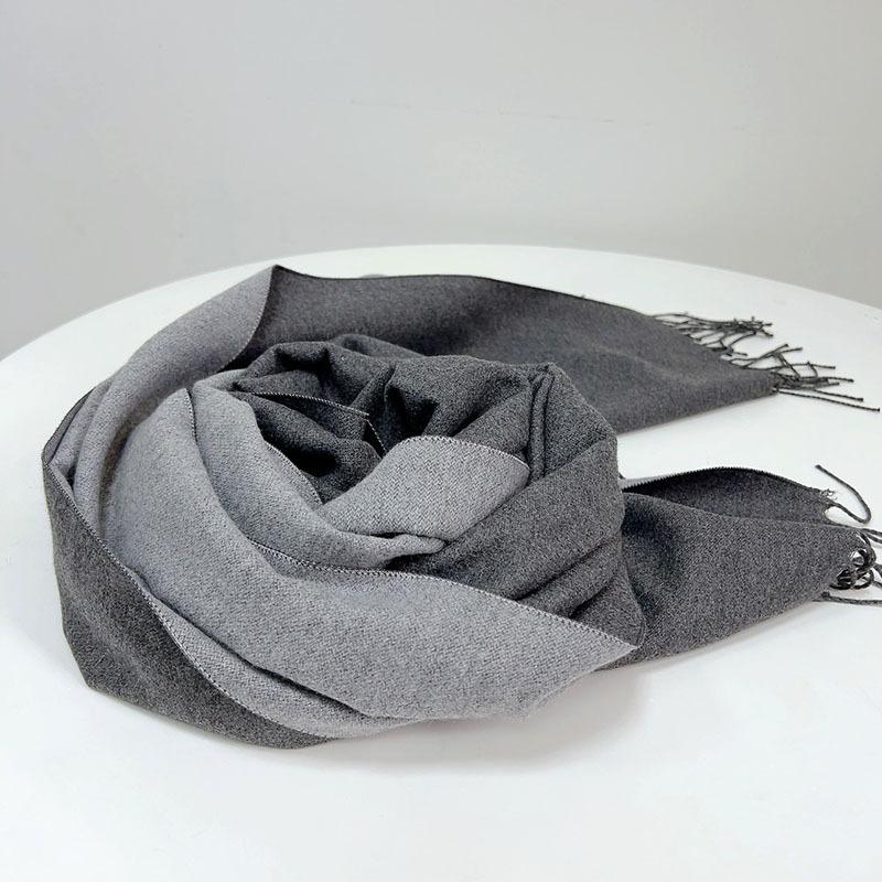 Autumn and Winter Double Sided Solid Versatile Modal Thickened Windproof  Keepwarm UnisexScarf