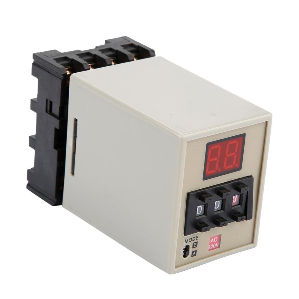 Цифровой реле-таймер задержки 0,01 с - 99 ч CH3-AB Реле-таймер Реле задержки Промышленное управление