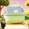 Hamster Cage, Portable Cage, Portable Cage, Golden Bear Hamster Cage, Transparent Skylight, Pet Supplies