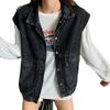 Women's Mid-Length Spring/Fall Denim Vest - 2022 Korean Style, Fashionable and Loose Fit