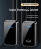 Wireless Doorbell with Digital Music for Smart Homes – Remote Control & Elderly Caller, European Standard, Dual Function.