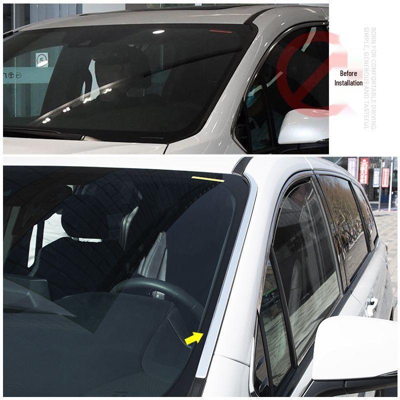 Яркие декоративные полосы для лобового стекла и кузова Toyota Sienna