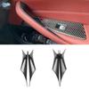 For BMW 5 Series G30 G38 2018 Car Interior Carbon Fiber Texture Door Armrest Pull Handle Protective Cover Trim