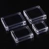 Acrylic Glass Top Gem Box Gemstone Diamond Display Stand Holder Storage Organizer Case