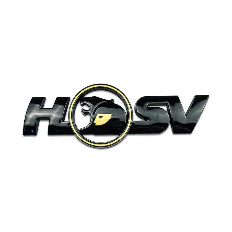 Металлическая наклейка на кузов автомобиля для логотипа HSV, автомобильная эмблема, украшение передней решетки радиатора, заднего багажника