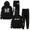 Аниме REVENGER 2D толстовки с капюшоном толстовки + спортивные штаны для отдыха спортивный костюм мужские и женские комплекты