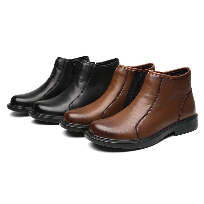 Martin boots men's middle gang spring and autumn 2025 new Chelsea boots British style men's leather boots 7303-R