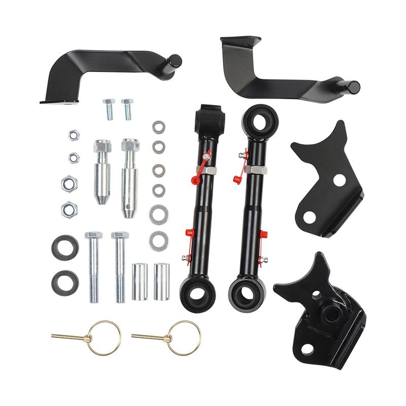 2.5"-6" Lift Adjustable Front Sway bar Link Quick Disconnect Black For Jeep 2019+ Wrangler JL PRC-1010-BK