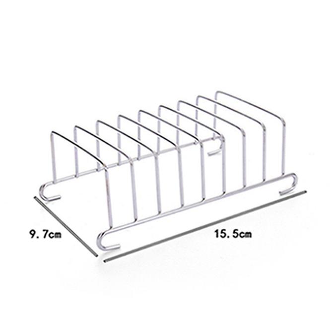 Подставка для тостов из нержавеющей стали, инструмент, решетка для охлаждения, держатель для хлеба, прямоугольная, аксессуары для аэрофритюрницы, для кухни и столовой