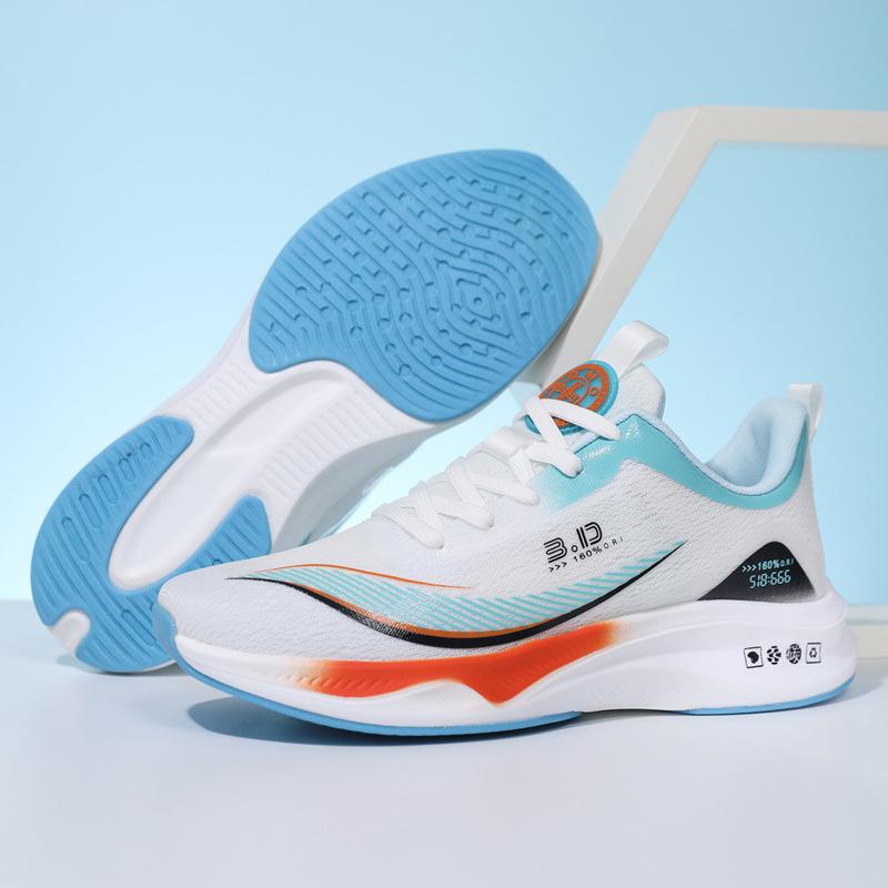 Летняя спортивная мужская обувь дышащая сетчатая обувь для бега мужская и женская парная обувь на мягкой подошве трендовая обувь