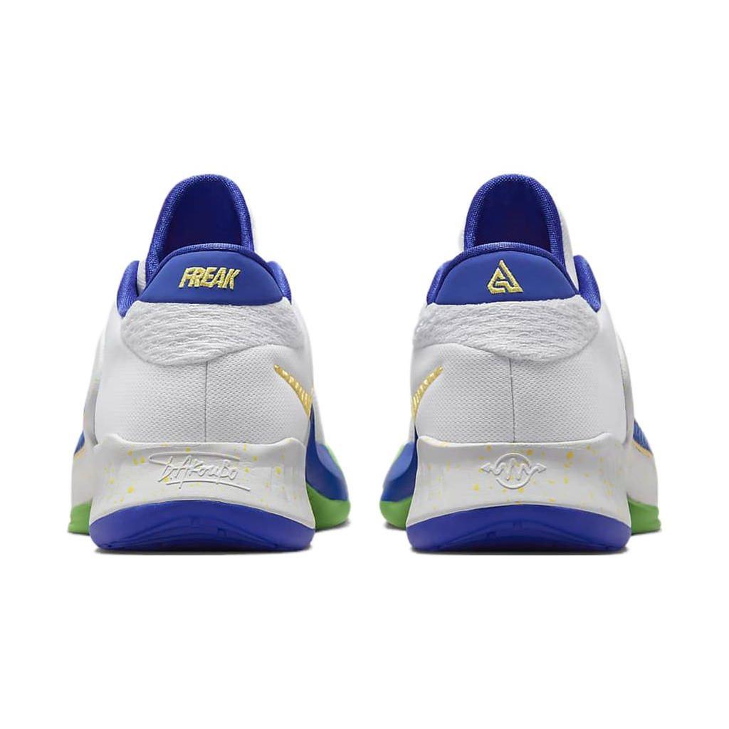Nike Zoom Детские кроссовки Freak 4 GS Summer Vibes White Summit-White Citron-Pulse DQ0553-103