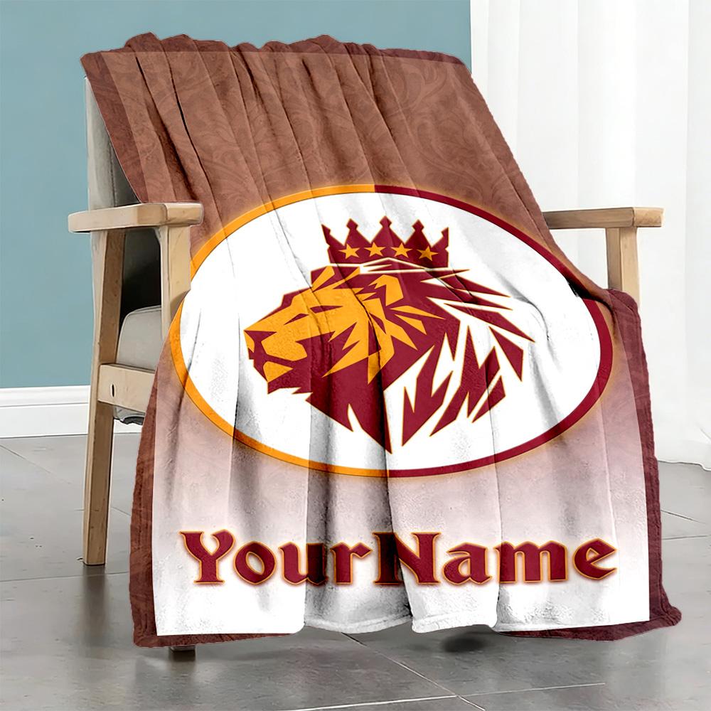 Galatasaray Personalized Name Blanket Gift Customizable Blanket Warmthful Decor Great For Sofa Home Decor Office Seaside Ideal For All Seasons