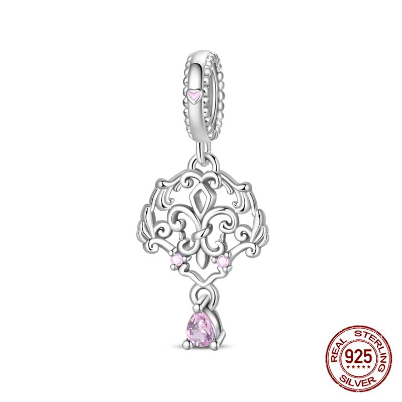 New 925 Silver Pumpkin Car Princess & Cactus Charms Fit 925 Bracelet Jewelry Making For Women Gift