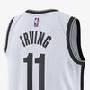 Nike Футболка NBA Brooklyn Nets Kyrie Irving 2023/24 Cloud White/Core Black для мужчин в уличном стиле DN2069-100