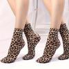 Шикарные сетчатые носки с леопардовым принтом для женщин - 1 упаковка: Легкий, прочный и мягкий, повысит ваш стиль и комфорт