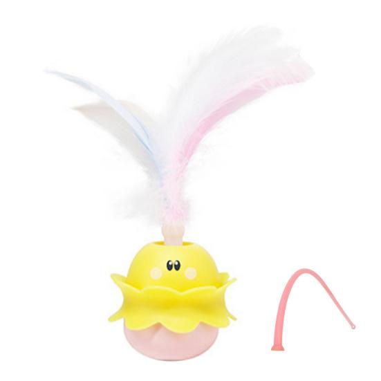 Интерактивная игрушка для кошек Автоматически вращающаяся электрическая игрушка для котят Перезаряжаемые игрушки для игры в помещении и на улице для снятия тревоги