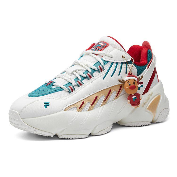 Fila Ади Икс Эм Эс Низкие Белый/Зеленый/Красный Женские F12W111225FBD
