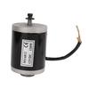 Brush Motor 12V 120W Aluminum Small Brush DC Motor with Metal Pulley for Scooter Small Electric Bike Tricycles