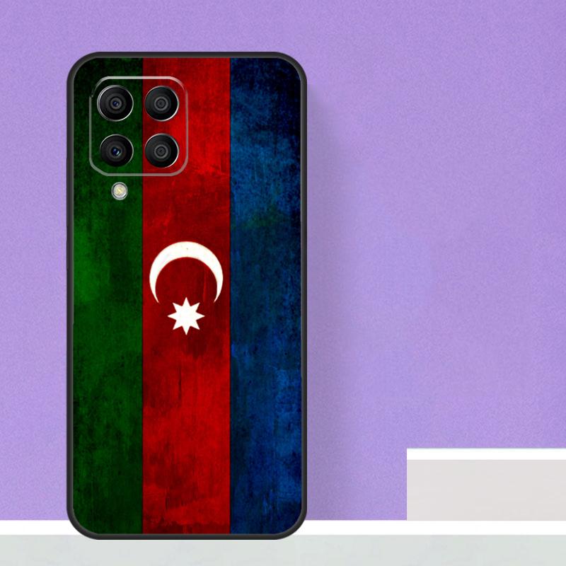 Флаг Азербайджана Чехол для Samsung Galaxy M55 M15 M13 M33 M53 M20 M30s M31s M12 M32 M52 M11 M51 M14 M34 M54