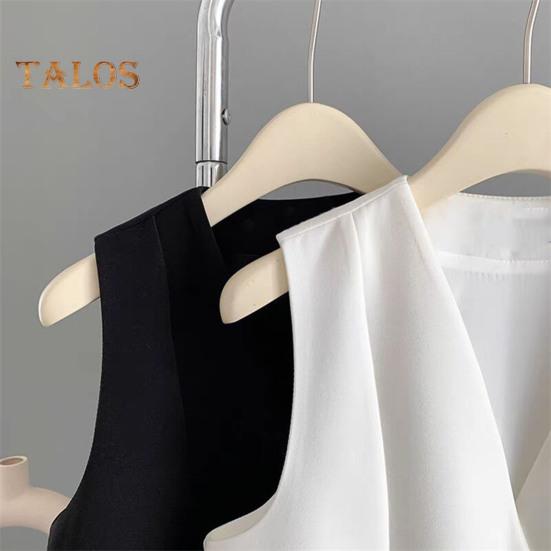 Женский жилет без рукавов, однобортный жилет с V-образным вырезом, повседневный жилет, куртка на весну-лето