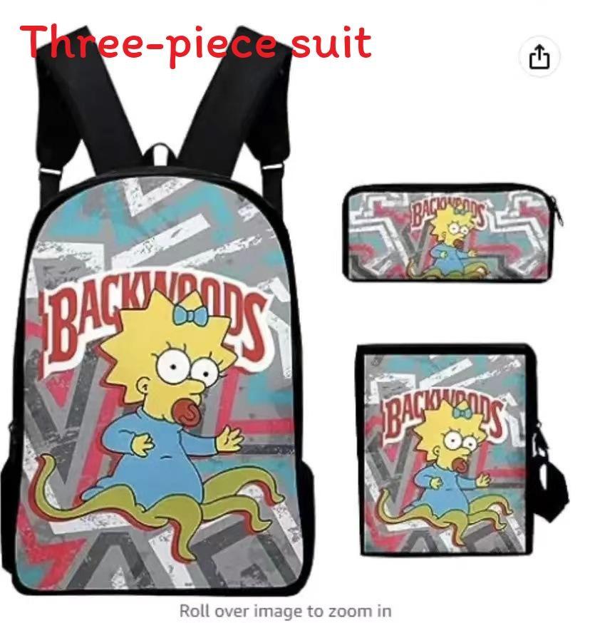 Monsters Singing My Childrens School Bag Three Piece Suit Suitable For Gift