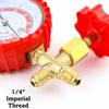 Control Valve Air Conditioning Pressure Gauge Pressure Gauge Manometer  Refrigerant Recharge