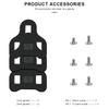 Road Bike Lock Pedal Shims SH20 SPD-SL Bicycle Shoe Self Lock Adjustable For KEO 1/2mm Cycling Lock Pedal Cleat Gasket Adapter
