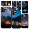 Чехол для телефона 'Кемпинг Природа Горы' для iPhone 17 Air 16 Coque 15 14 12 13 PLUS 11 PRO MAX Задняя крышка Fundas Shell