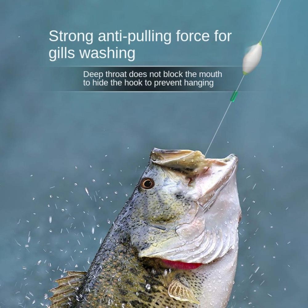 5 шт. Двойной крючок Крючок из высокоуглеродистой стали для ловли рыбы Вэки Без травы Червь Рыболовный крючок Морская рыбалка