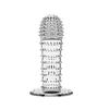 Faux Crystal Penis Sleeve Men Penis Touch-Real Cover Cock Enlargement Dick Extender Enhanced Intimacy Sex Product