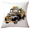 New Christmas Pillowcase High-end Light Luxury Black Gold Color Printing Home Cushion Pillowcase