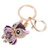 Rhinestone Crystal Keyring Charm Pendant Purse Bag Key Chain Keychain Gift